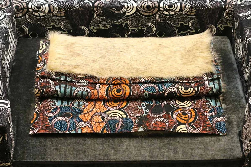 Couverture pour chien « Metis » Africa - Tissu Jean-Paul Gaultier