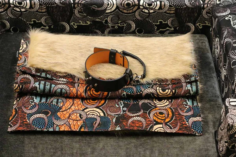 Couverture pour chien « Metis » Africa - Tissu Jean-Paul Gaultier