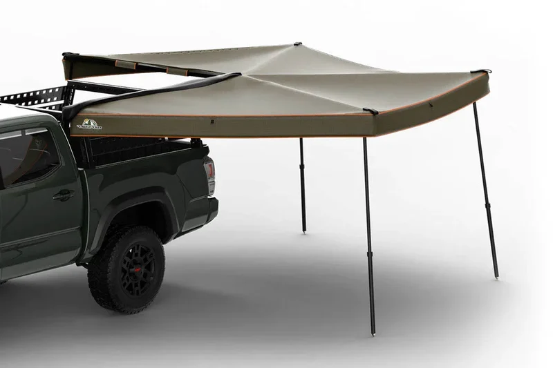 270 Degree Awning, Compact, Driver Side, C-Channel Aluminum, Olive