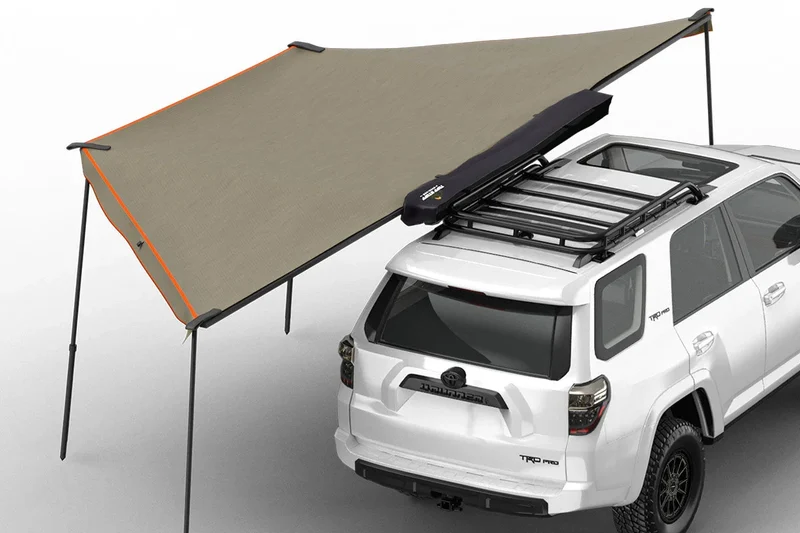 180 Degree Awning, XL, Driver or Passenger Side, C-Channel Aluminum, Olive
