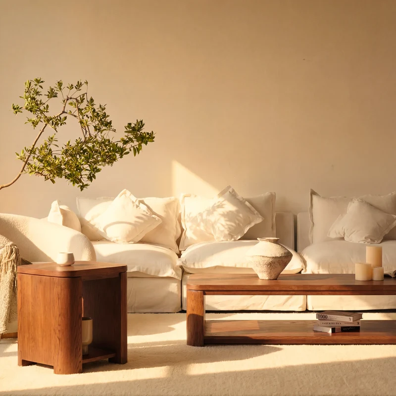Ovelo Side Table All-oak construction