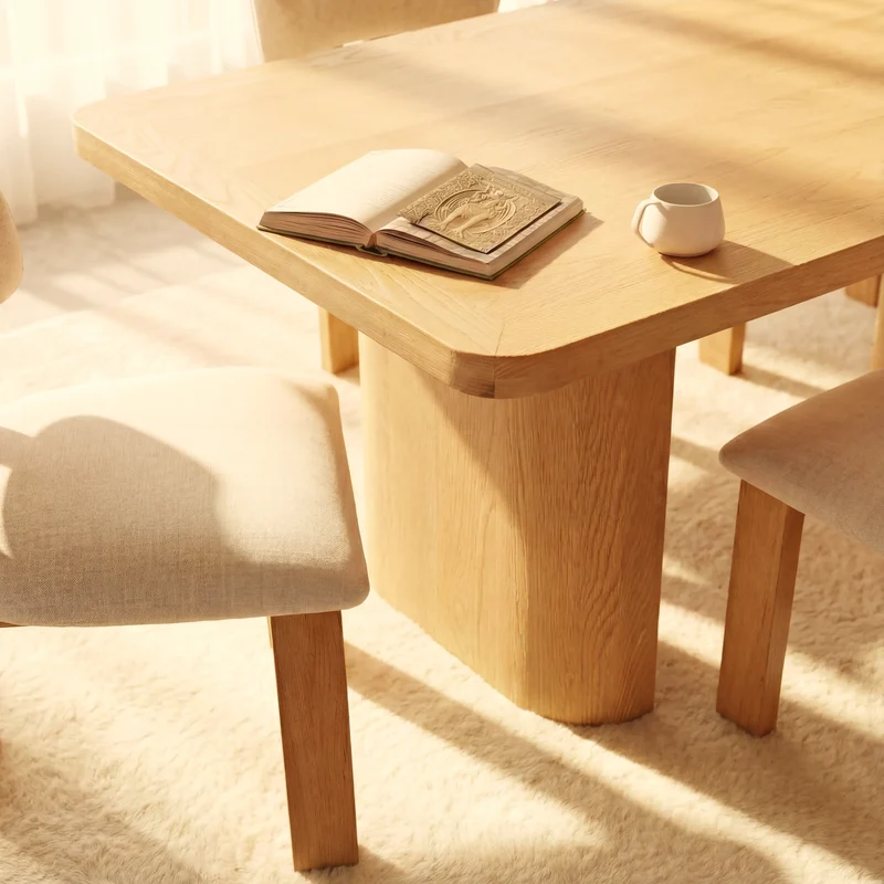 Ovelo Dining Table All-oak construction