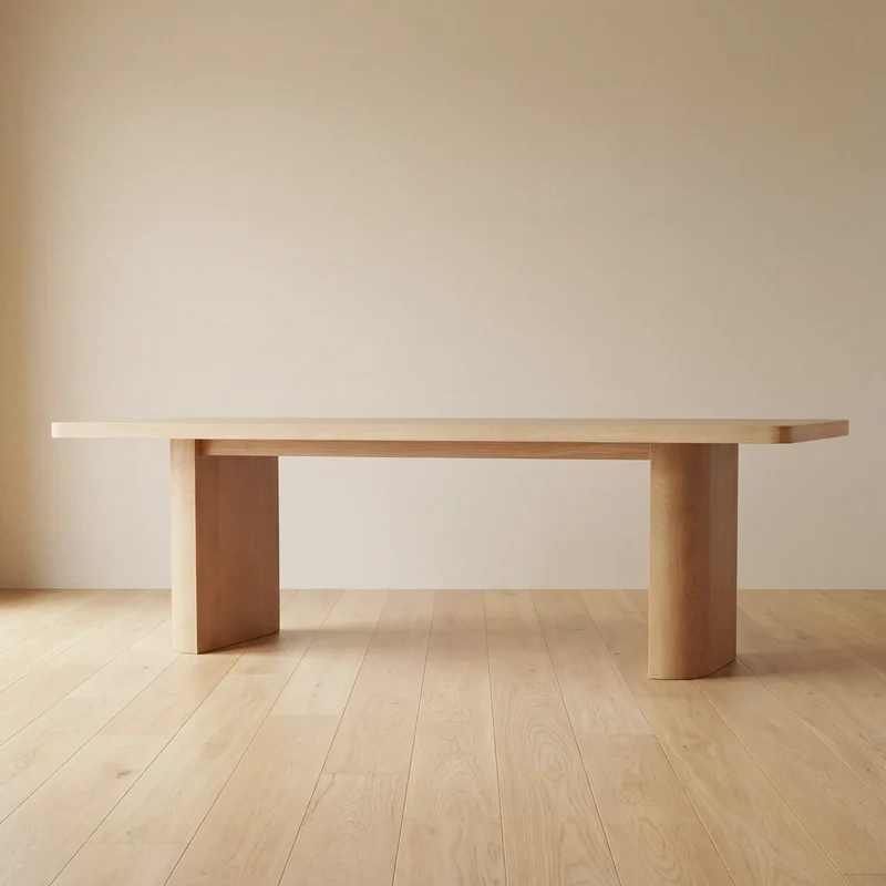 Ovelo Dining Table All-oak construction