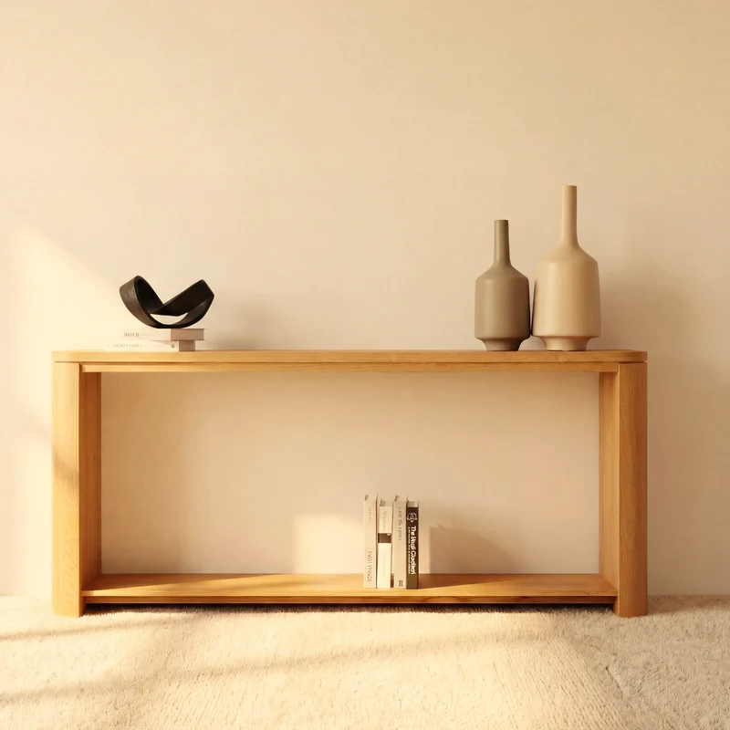 Ovelo Console Table All-oak construction