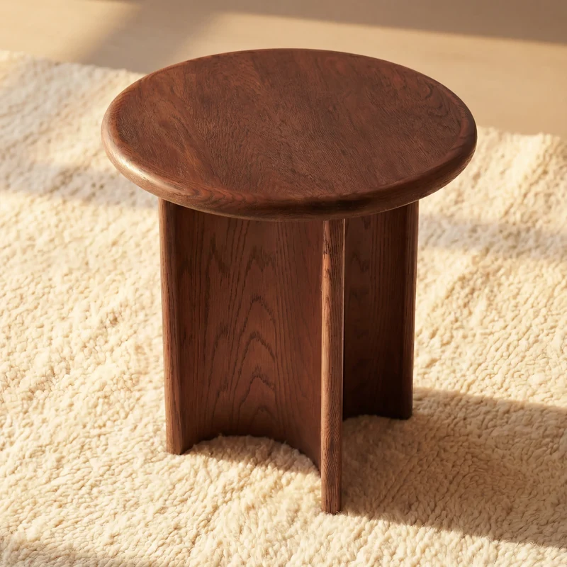 Haven Side Table White oak