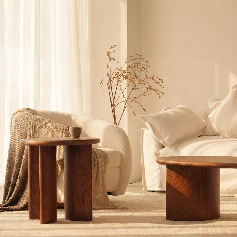 Haven Coffee Table White oak