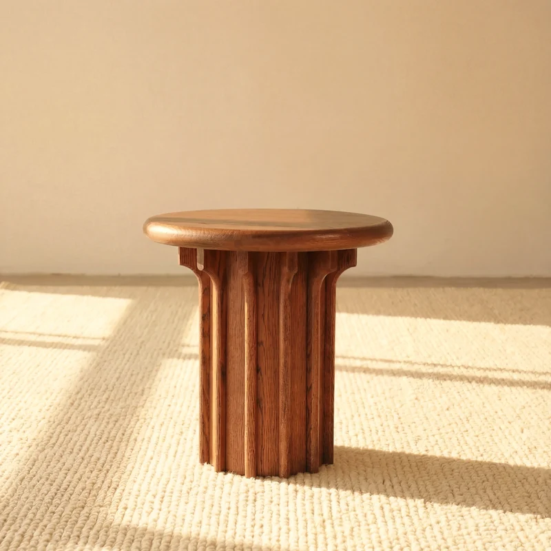 Corin Side Table White oak
