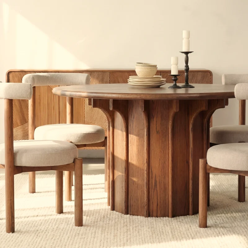 Corin Dining Table White oak