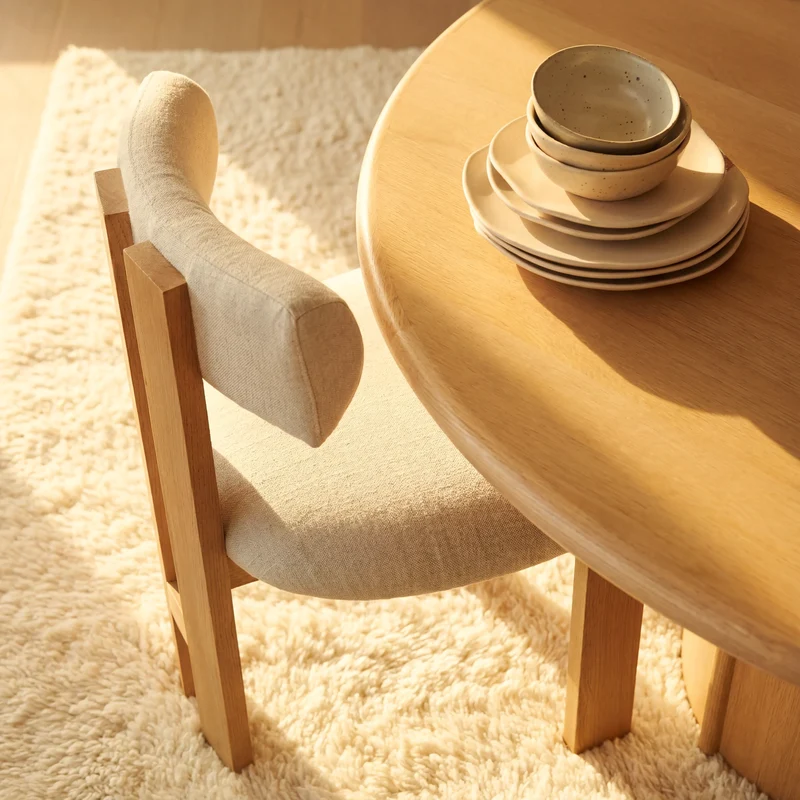 Corin Dining Table White oak