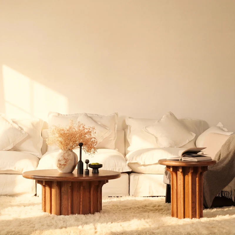 Corin Coffee Table White oak
