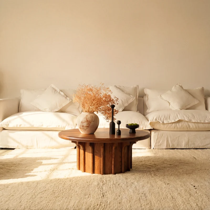 Corin Coffee Table White oak