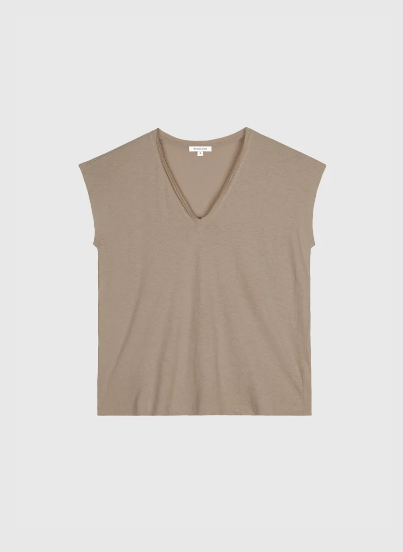T-SHIRT DORISA L taupe