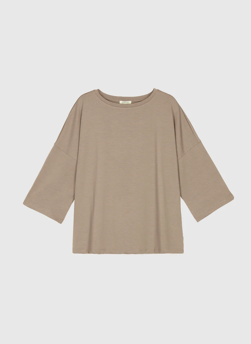 T-SHIRT DANAMERA L taupe