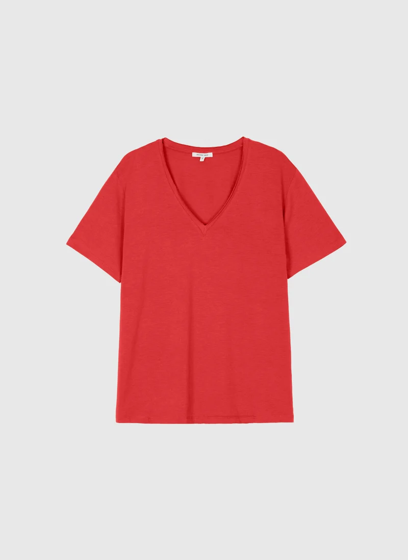 T-SHIRT DAMMEY L scarlet