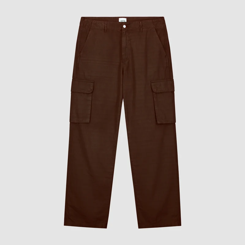 Pantalon cargo - Marron