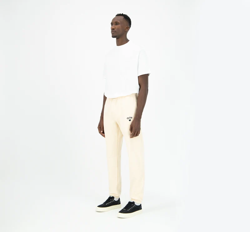 Pantalon de survêtement Tristian Heart - Creme