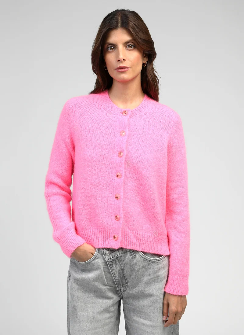 GILET BRUMY rose fluo