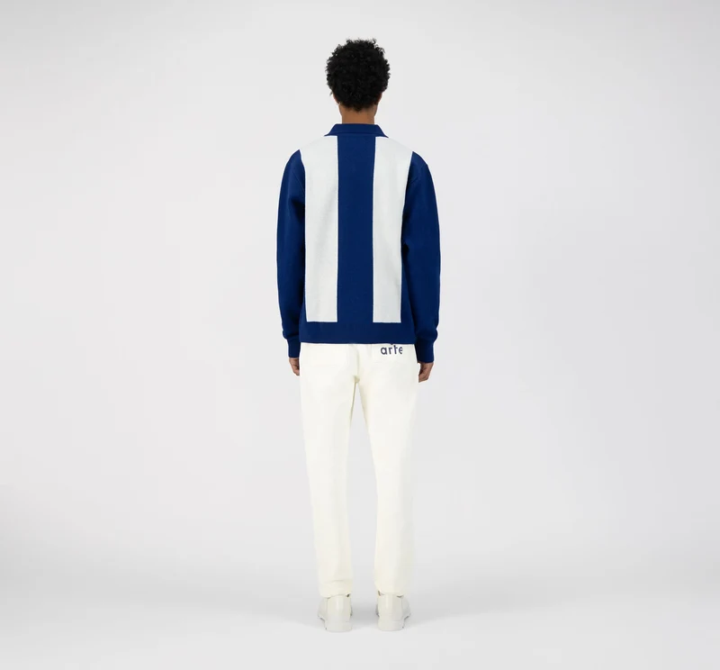 Pull Cardigan Koloman - Navy/White