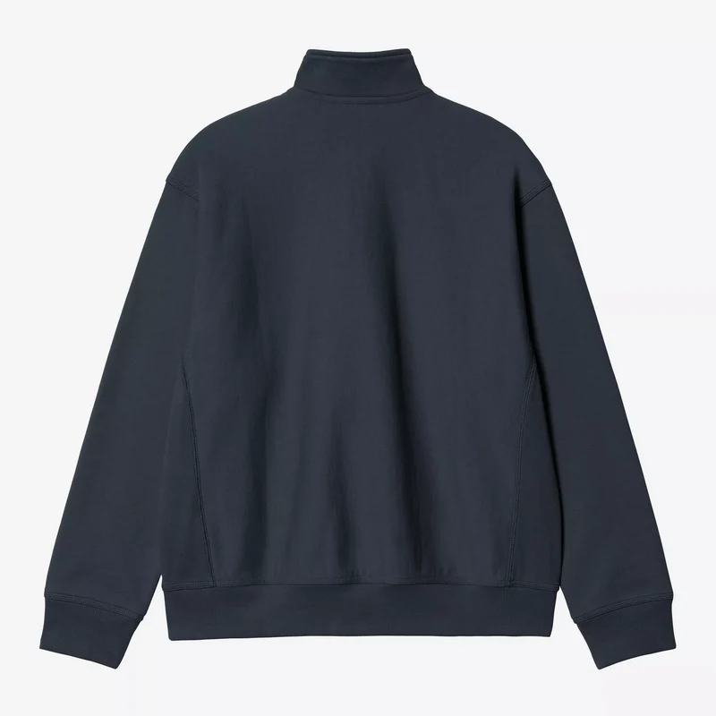 Half Zip American Script Sweat Deep Night