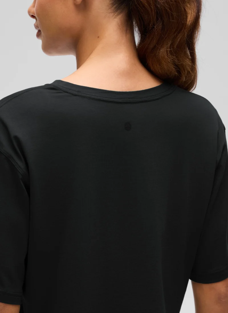 Pima Cotton Cropped Short Sleeve