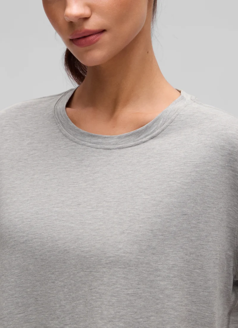 Pima Cotton Cropped Short Sleeve