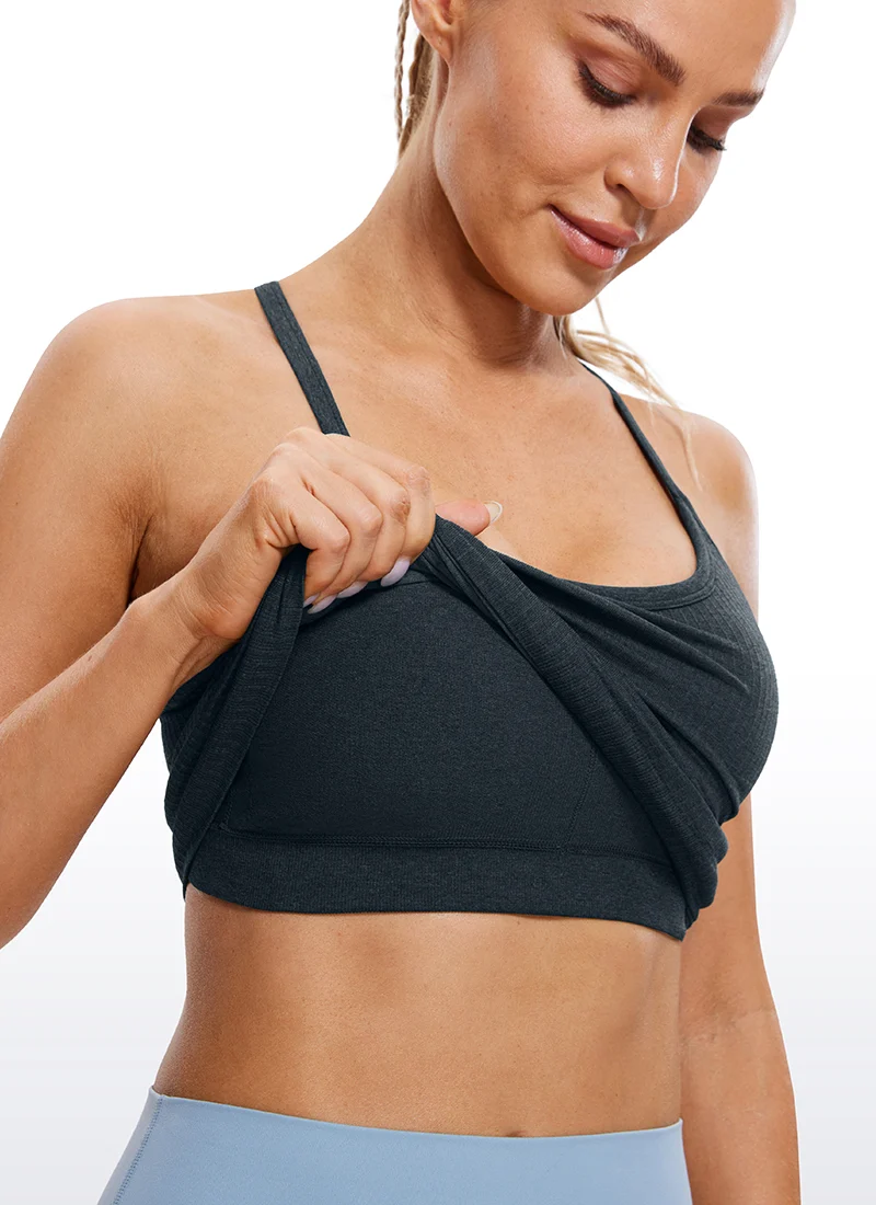 Speedy Seamless Built in Bra Y back Tank