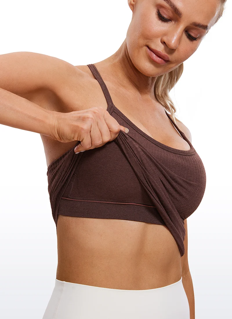 Speedy Seamless Built in Bra Y back Tank