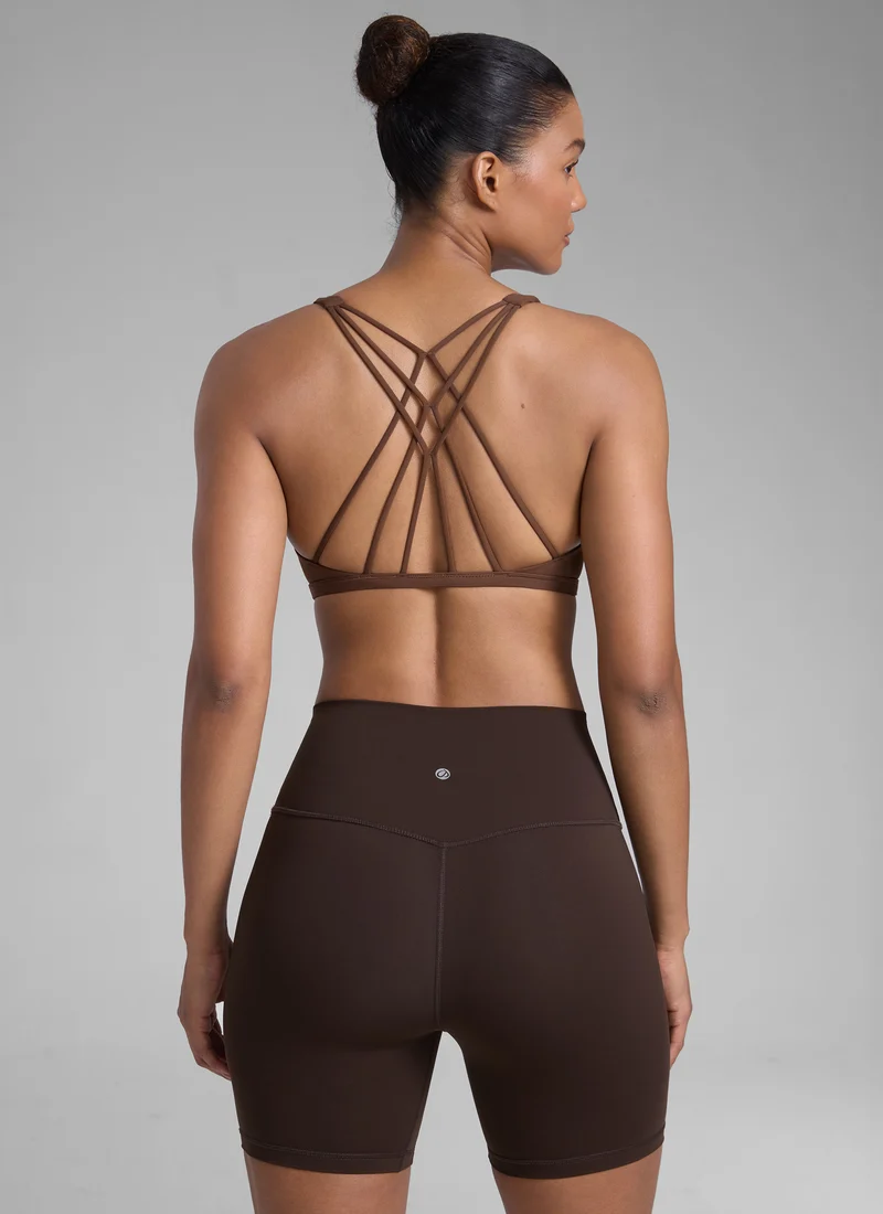 Nakedfeel Low Cut Strappy Bra (6 Straps)