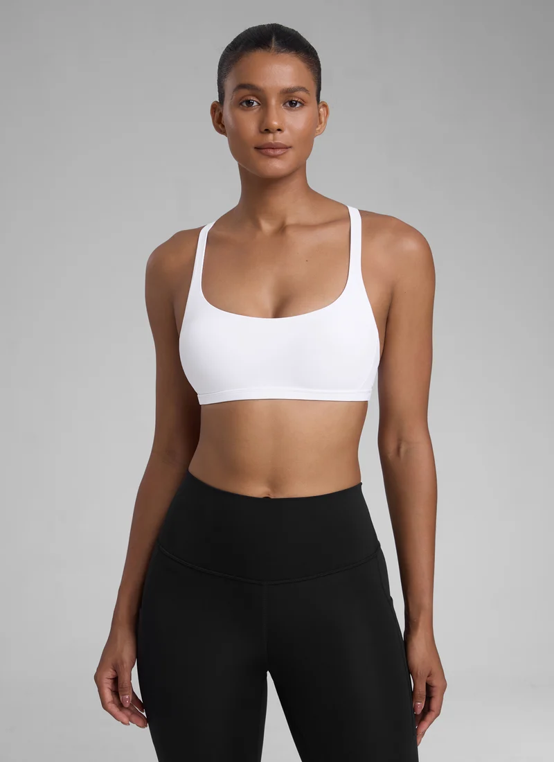 Nakedfeel Low Cut Strappy Bra (6 Straps)