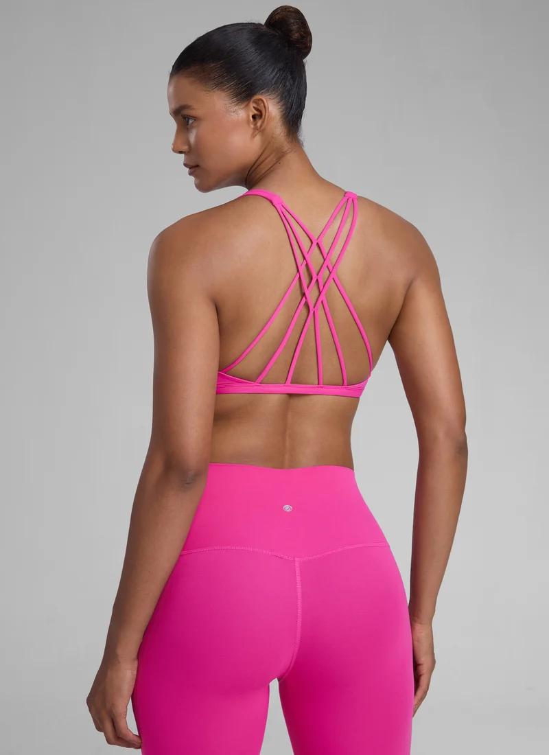 Nakedfeel Low Cut Strappy Bra (6 Straps)