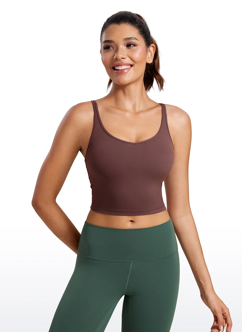 Butterluxe-Light V Neck Longline Sports Bra