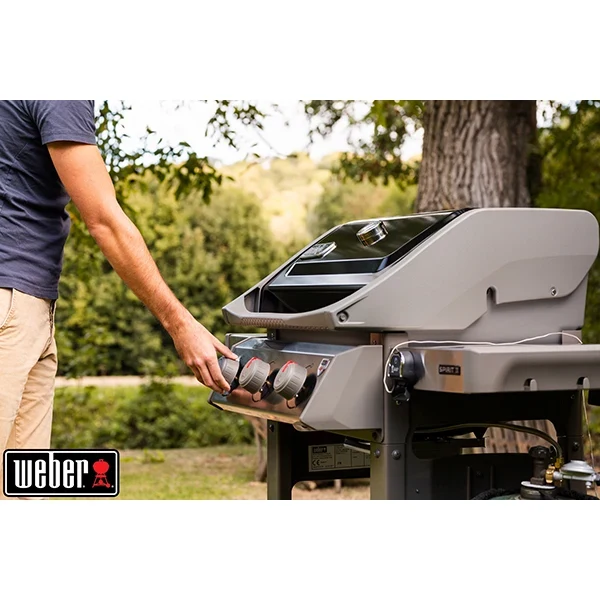Barbecue à gaz Spirit II E-310 Plancha noir Weber