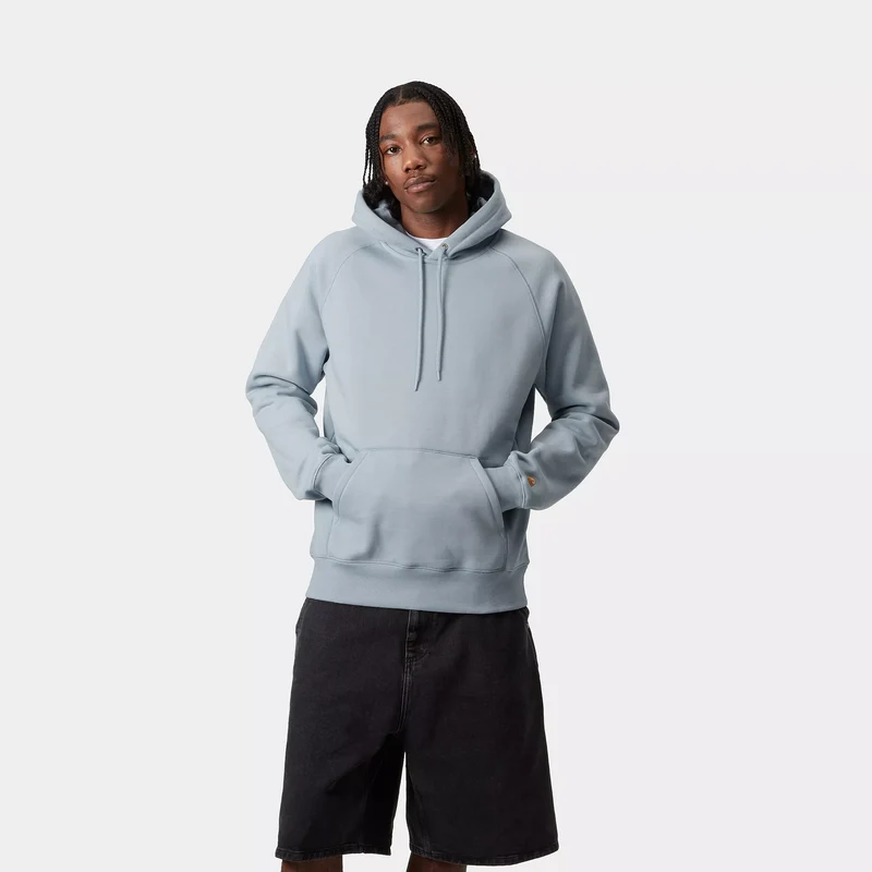 Hooded Chase Sweat Frosted Blue