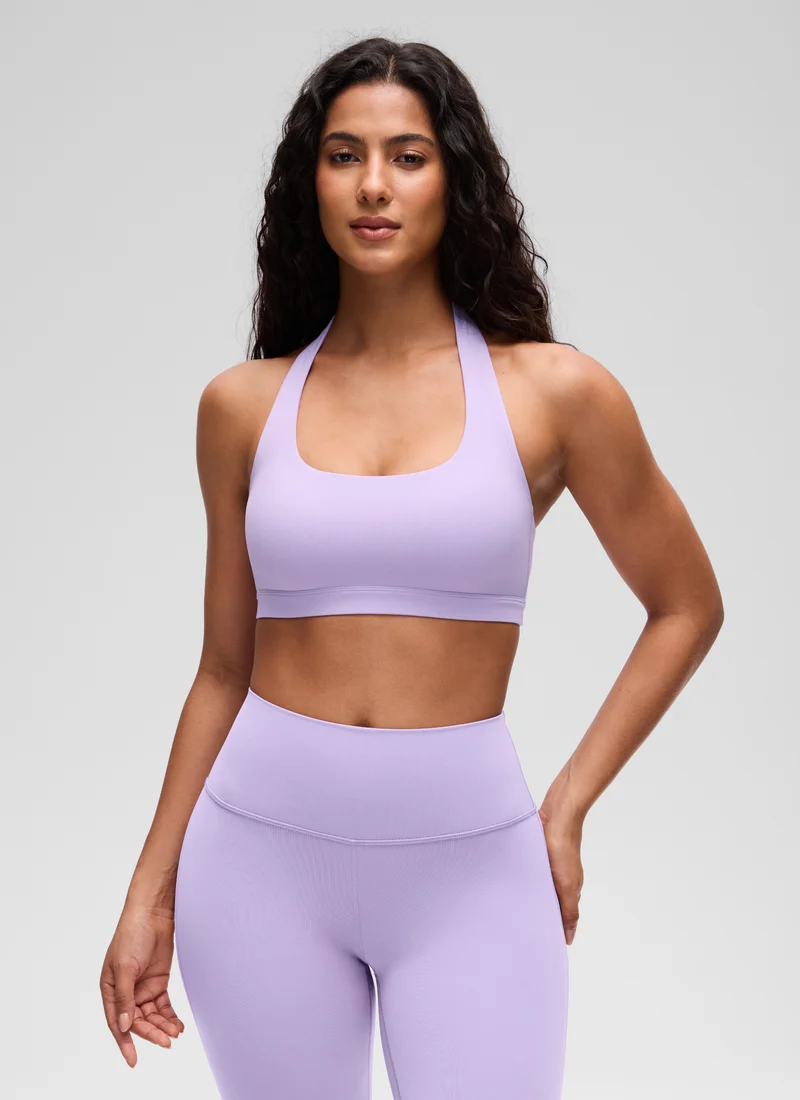 Butterluxe Scoop Neck Open Back Sports Bra