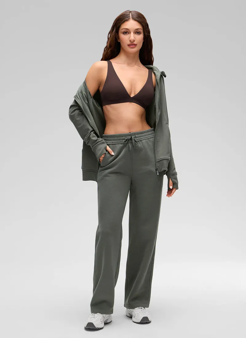 Butterluxe Soft Double Lined V Neck Sports Bra