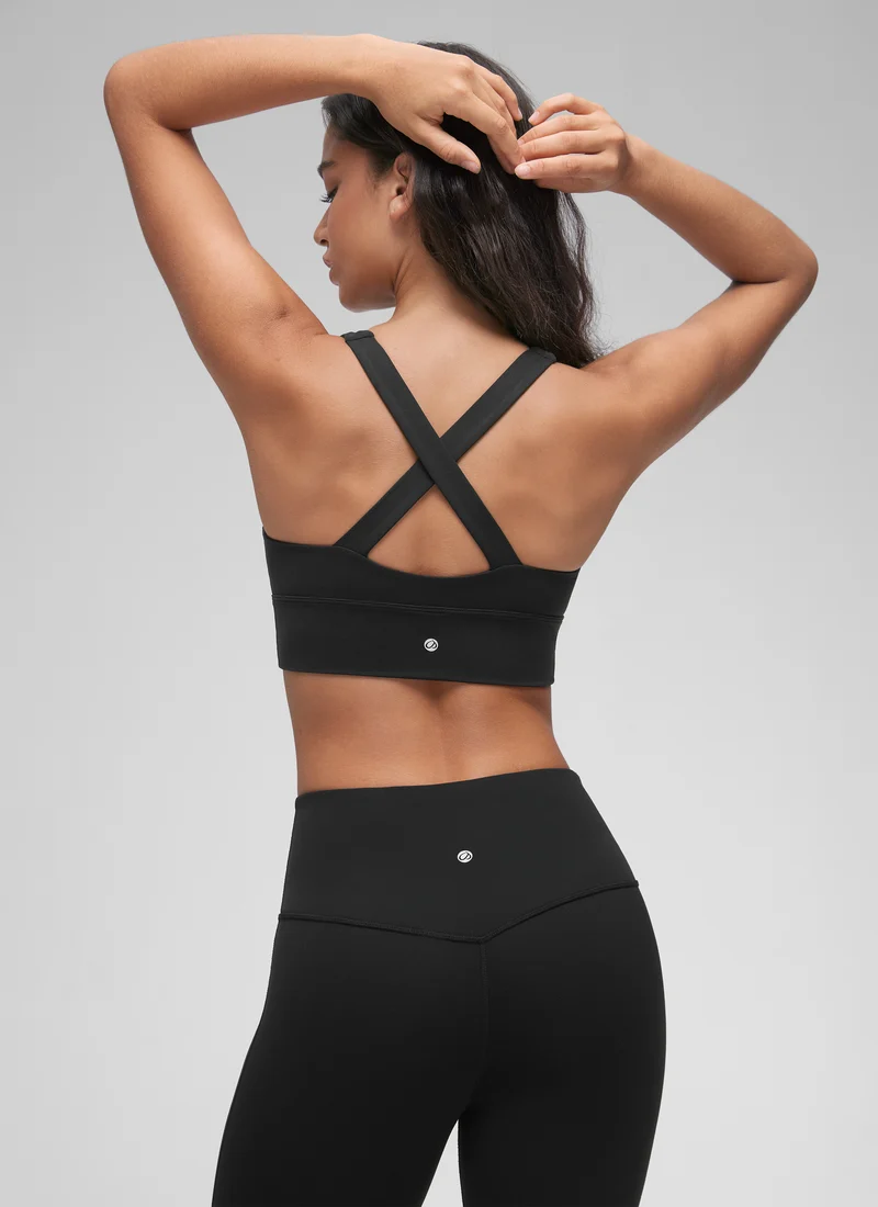 Butterluxe V Neck Ruched Longline Bras