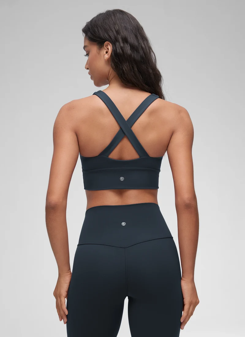 Butterluxe V Neck Ruched Longline Bras