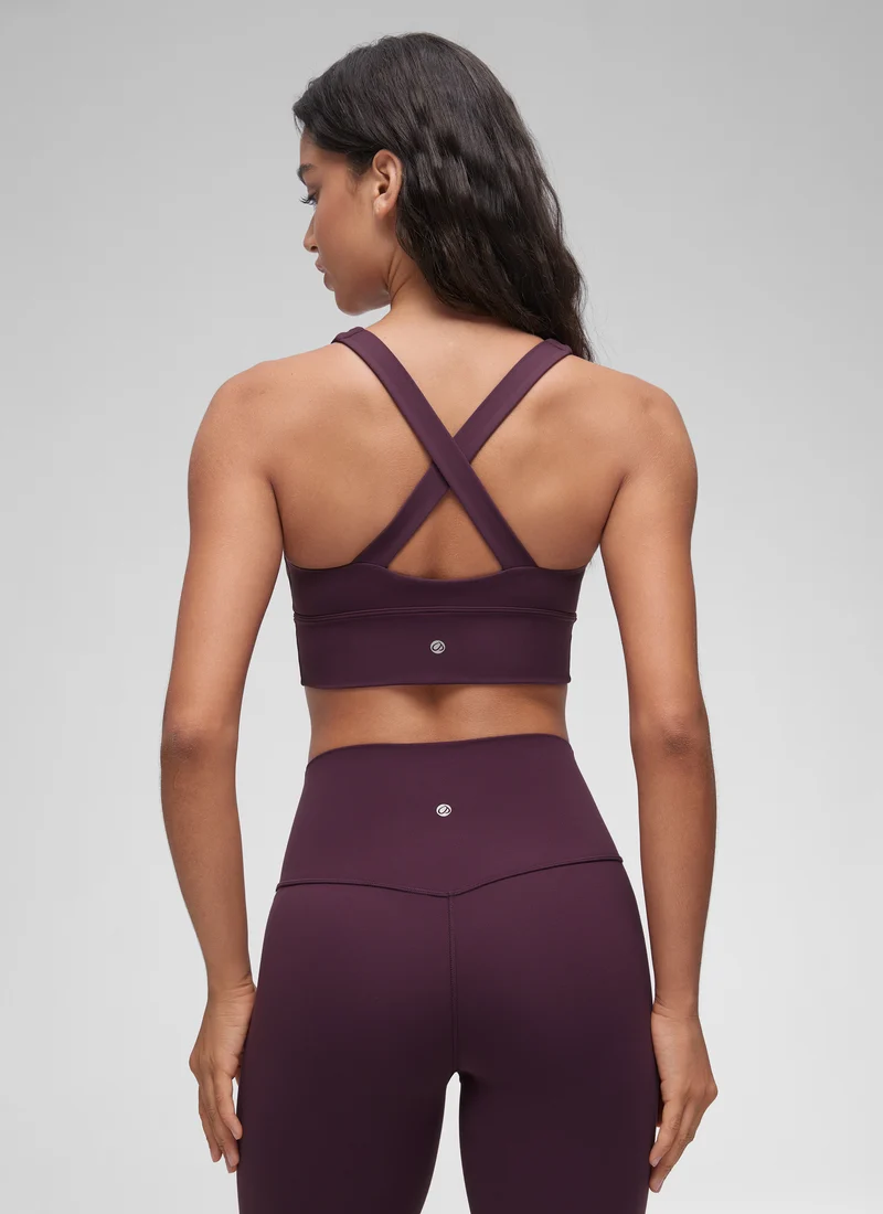 Butterluxe V Neck Ruched Longline Bras