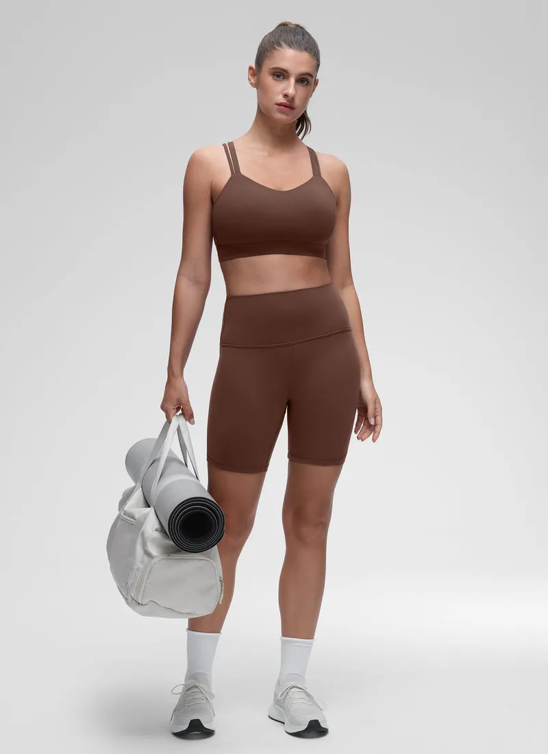 Butterluxe Mold U Neck Double Strap Sports Bra