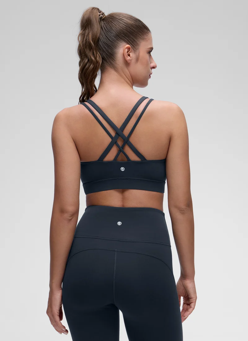 Butterluxe Mold U Neck Double Strap Sports Bra