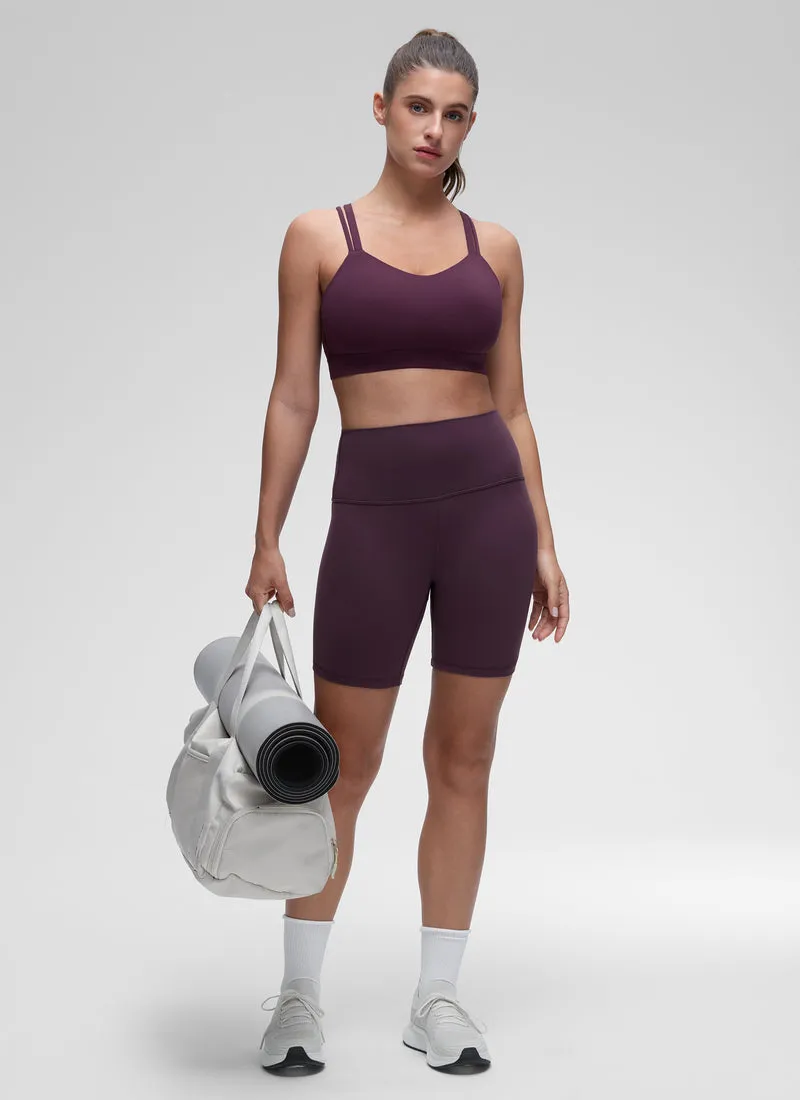 Butterluxe Mold U Neck Double Strap Sports Bra
