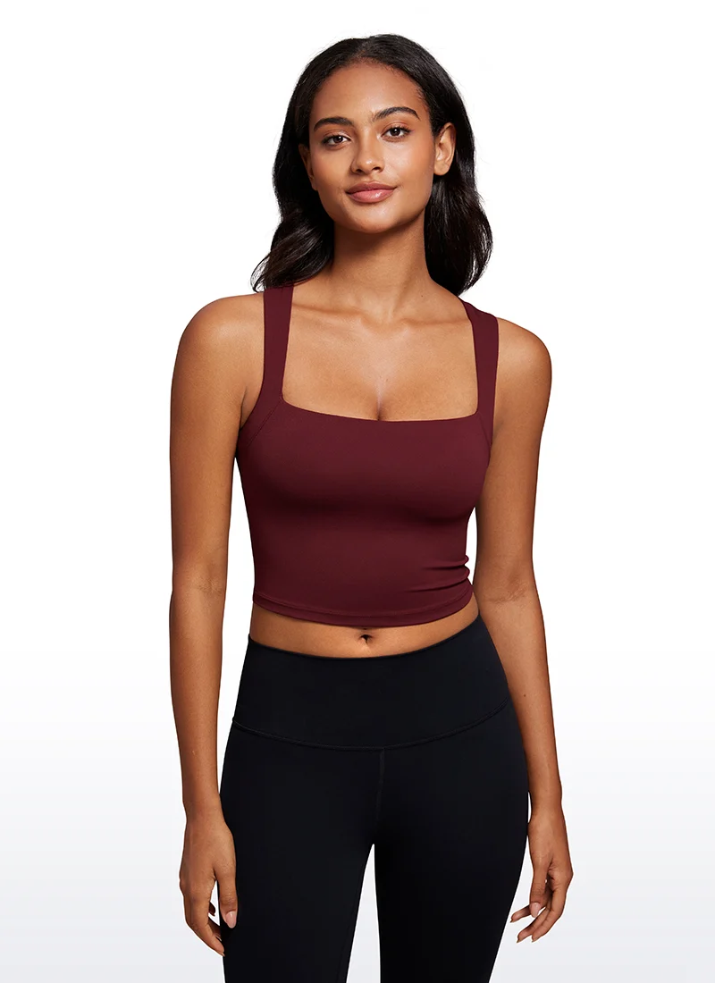 Butterluxe Built in Bra Longline Tank