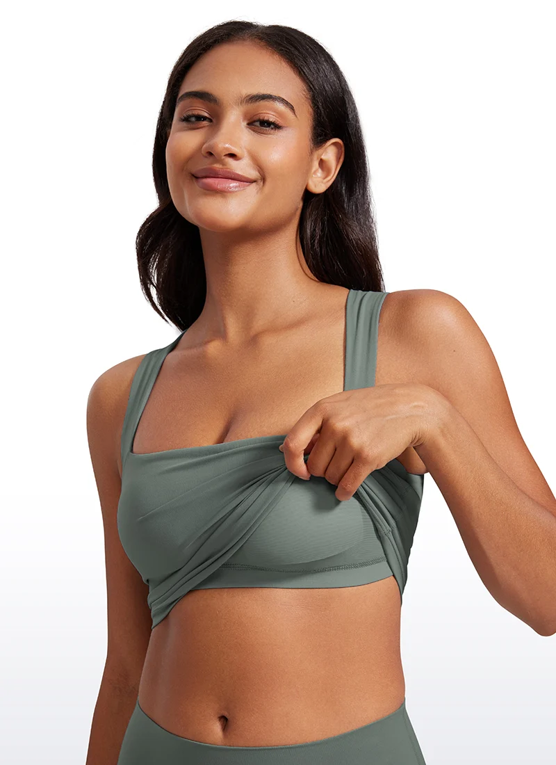 Butterluxe Built in Bra Longline Tank