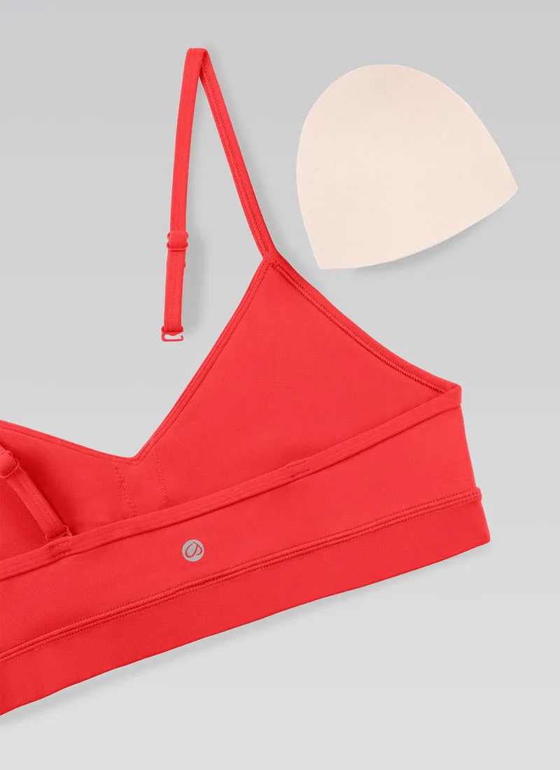 Butterluxe V Neck Spaghetti Strap Bra