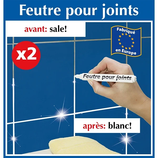 2 feutres pour joints 6 ml Wenko by Maximex