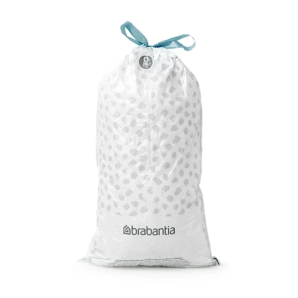 20 sacs poubelle de 30 L PerfectFit O blancs Brabantia