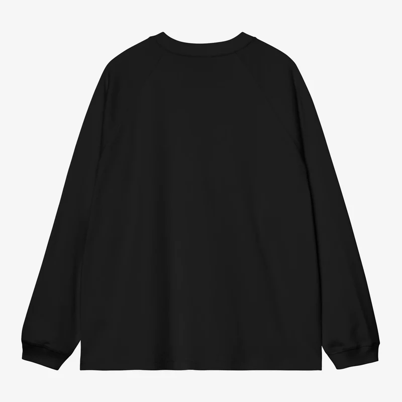 L/S Signature Rib T-Shirt Black