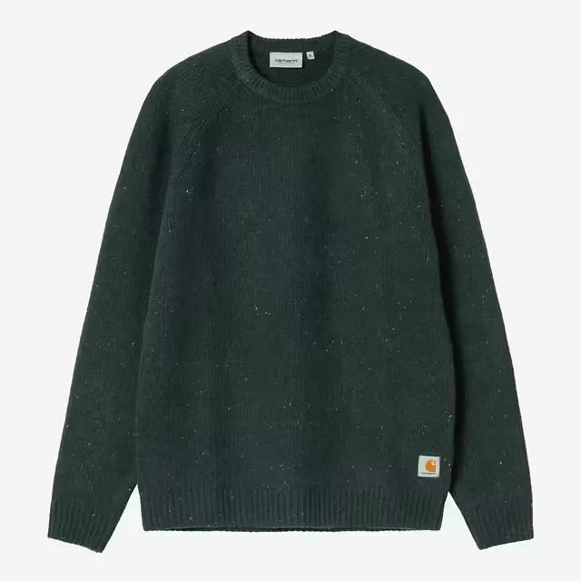 Anglistic Sweater Dark Scarab