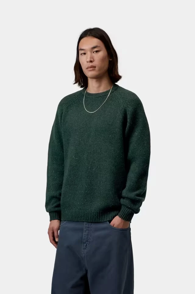 Anglistic Sweater Dark Scarab