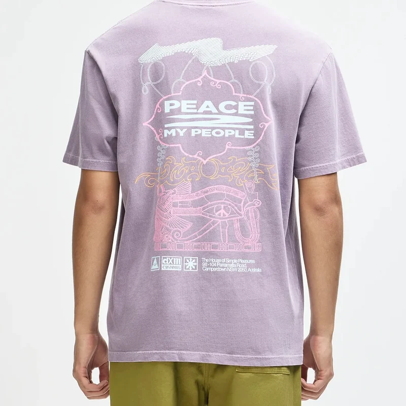 Easy Peacey Tee Grape Purple